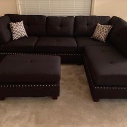 Sectional Black 