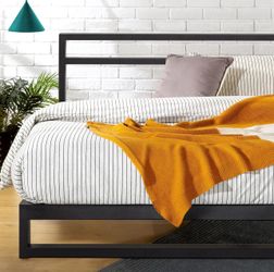 Full size metal bed frame
