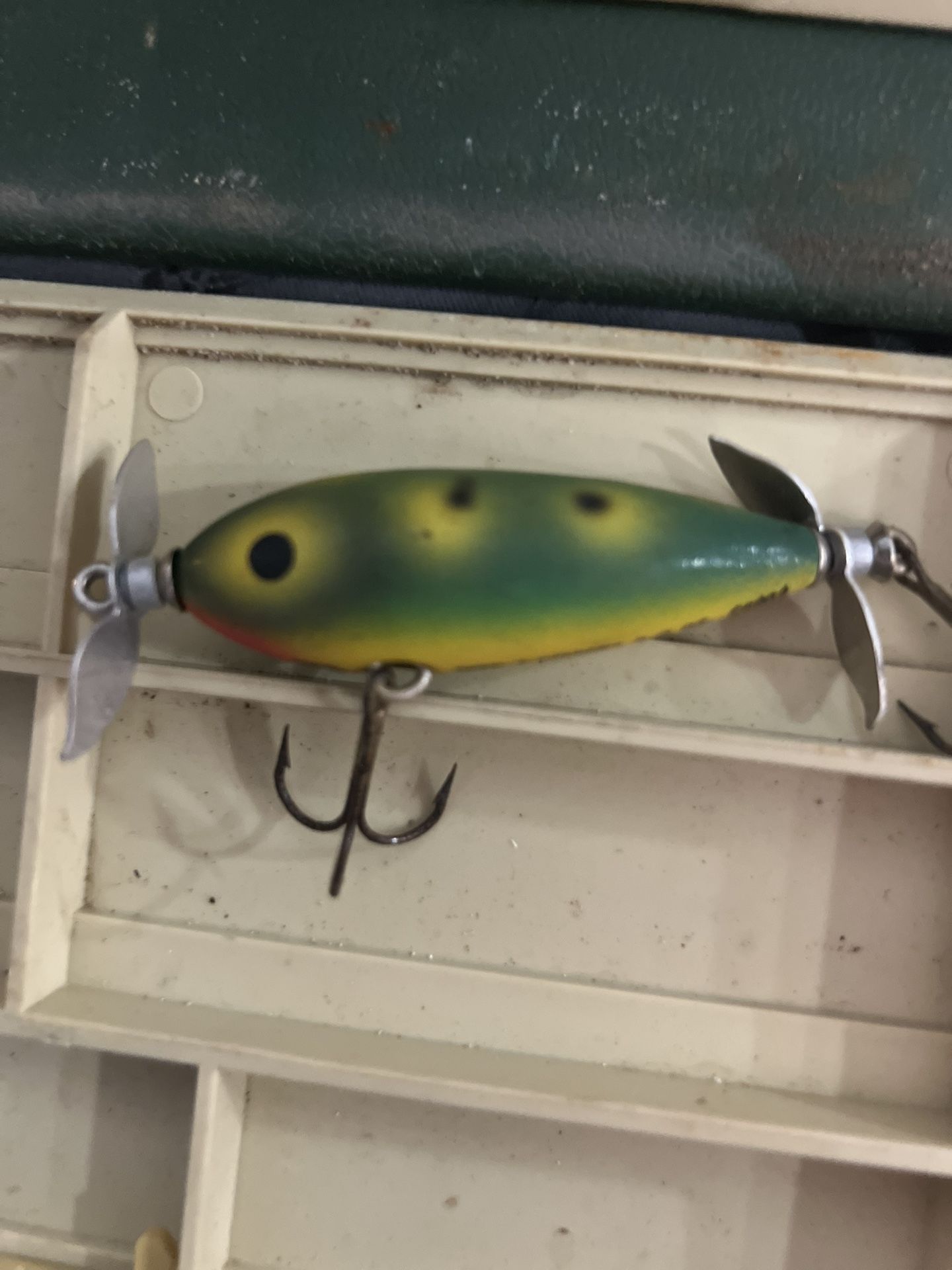 Vintage Wood NIp I Diddee Fishing Lure