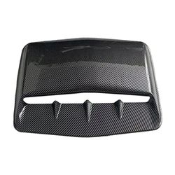 Brand New Universal Hood Scoop Vent Bonnet Cover Trim Car Air Flow Decorative Carbon Fiber Look