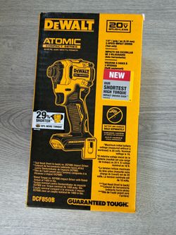 Dewalt ATOMIC 20V MAX Cordless Brushless Compact 1/4 in. Impact Driver (Tool Only)