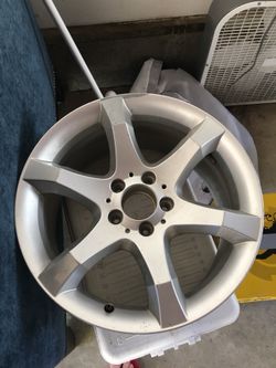 Stock Mercedes wheel