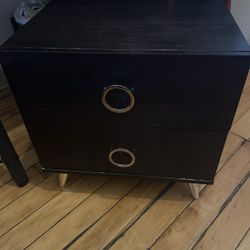 Night Table With 2 Drawers