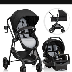 Evenflo car seat and stroller