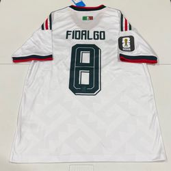 Adidas Mexico away white Fidalgo jersey Playera