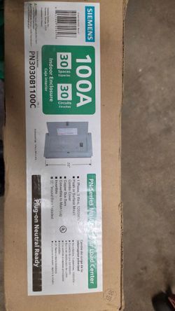 Siemens Siemens PN Series 100 Amp 30 Breaker