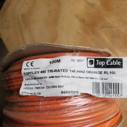 Topcable Topflex ms tri-rated 1x6 mm2 100m

