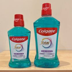 2 Colgate Mouthwash 16.9 oz and 33.8 oz