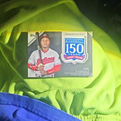 2019 Jose Ramirez Cleveland Indians 150th year Commemorative Patch Card 