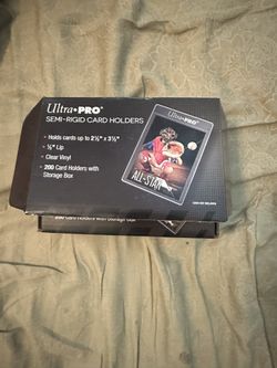 Ultra Pro 1/2” Lip Semi Rigid Card Holders