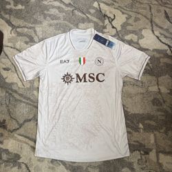 Napoli EA7 soccer jersey size XL Away 25/26