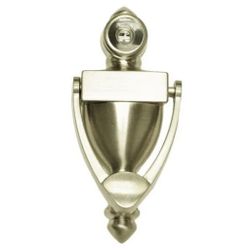 BETTER HOME 5 1/2_ DOOR KNOCKER 698DC Satin Nickel (Pack of 2)