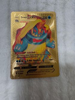 Pokemon VMAX Drednaw 160+ HP 320 Gold Card
