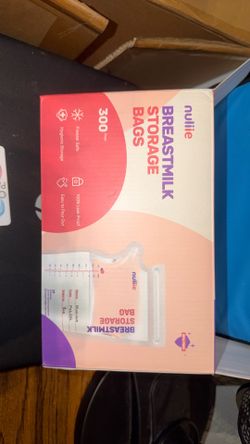 Breast milk storage bags