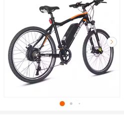Adult Aluminum Frame Mountain Electric Bike Black