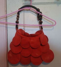 Buttery leather orange purse nice!