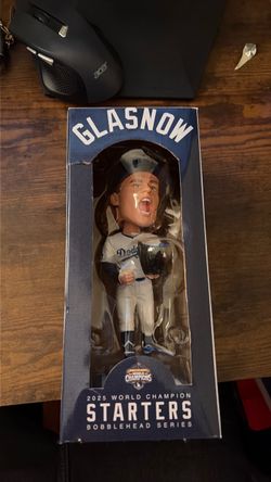 Glasnow Dodgers 2025 World Champion Bobblehead