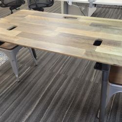 5' Rustic Sit-Stand Veri Desk