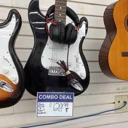 Electric Guitar & Hyper Headphone 