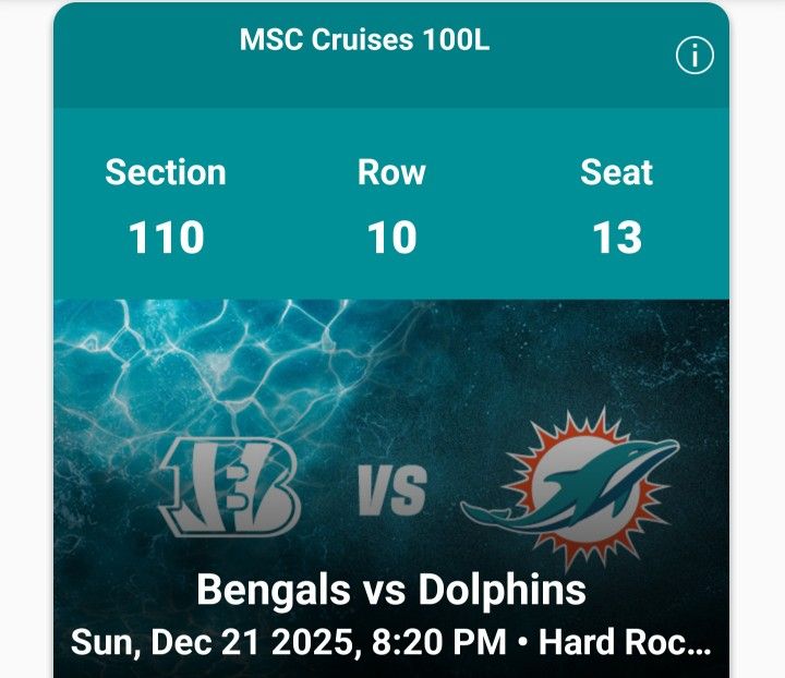 Miami Dolphins Tickets 