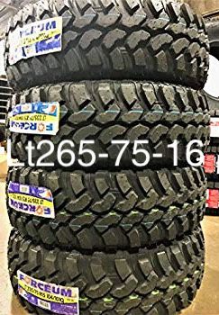 4 new lt265-75-16