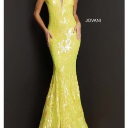 Jovani, Prom Dress, Yellow