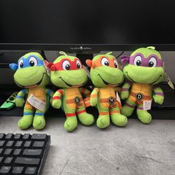 turtles ninja plushies