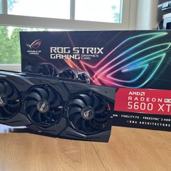 OPEN BOX/LIKE NEW, FILM INTACT - ASUS ROG STRIX RX5600XT T6G GAMING, 6GB GDDR6@14Gbps