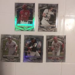 Bowman Platinum Renowned Rookies Lot(5)