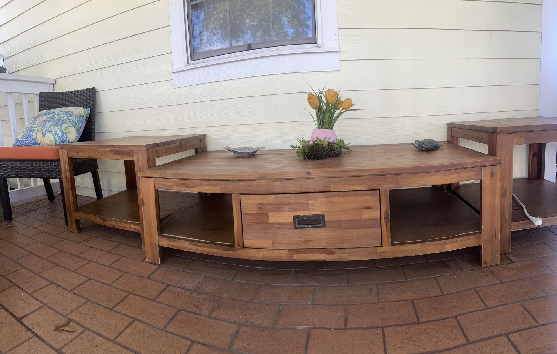 Coffee Table And Two End Tables