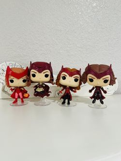 Funko Pop Marvel Scarlet Witch (4 FIGURE LOT) - WandaVision & Multiverse