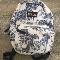 Trans Jansport Floral Blue Meadow “Mini” Backpack