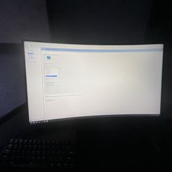 Curved 1440p 144 Hz Monitor 