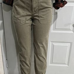 Banana Republic Joggers Women’s Petite Size 8S Green 