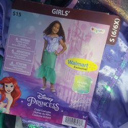 Litte Mermaid Dress Size 6-6x 