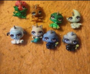 Poopsie cutie tootie surprise x8 miniature collectible toys.