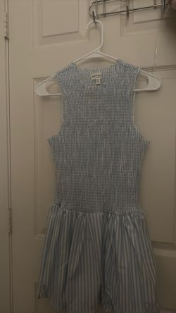 Summer blue dress