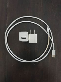Apple 5W USB Power Adapter Wall Charger for iPhone/Apple Watch/AirPods & Lightning to USB-C Cable