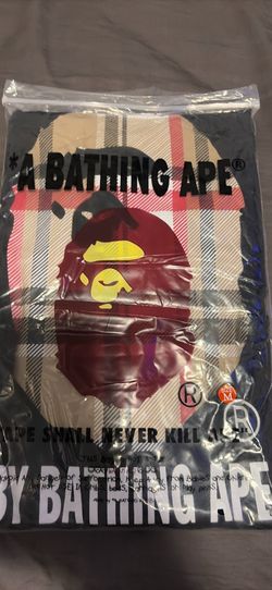 Burberry x bape t shirt size medium
