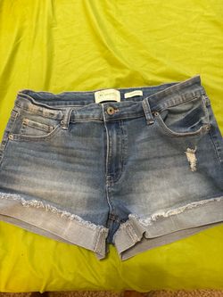 Denim shorts size large