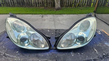 Lexus SC430 headlights, OEM 2002 to 2005