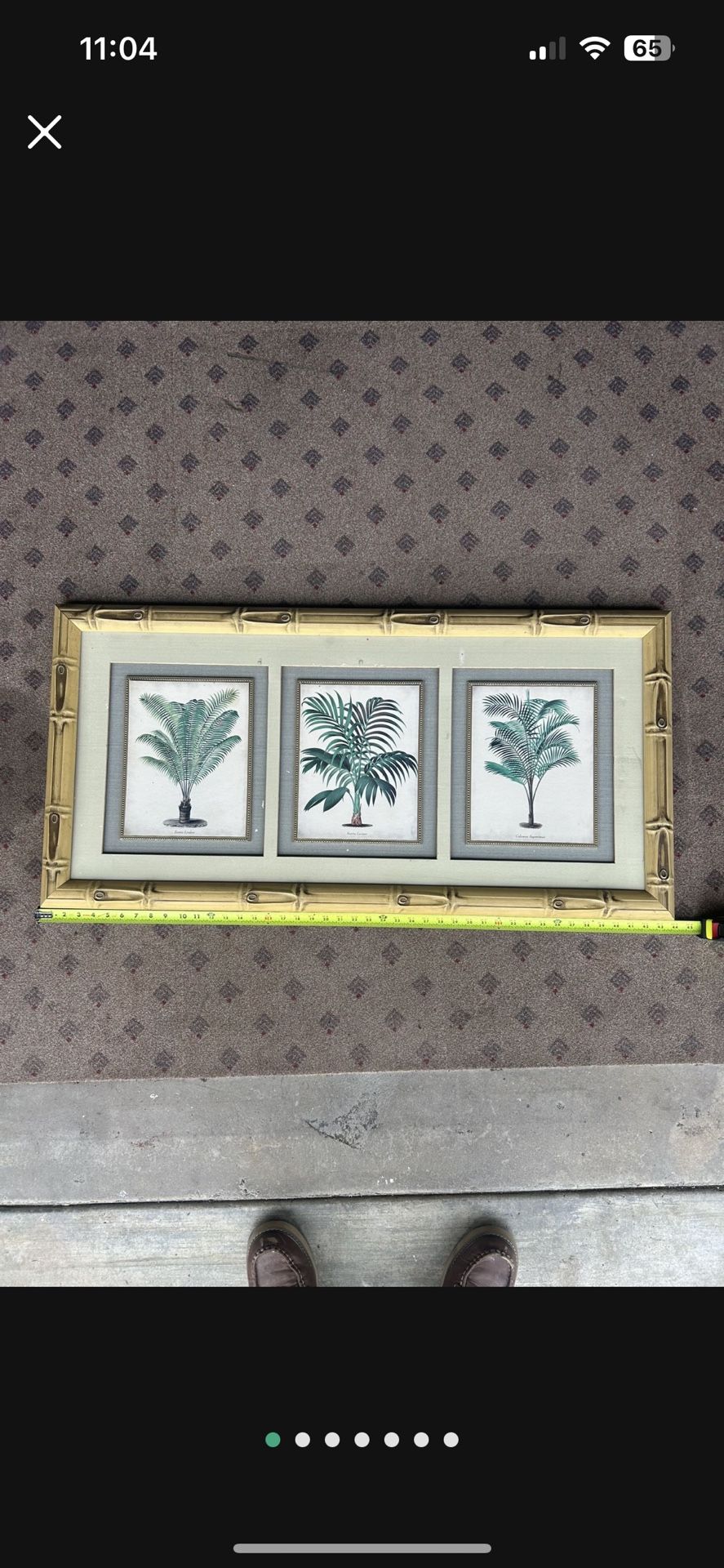 Bamboo Tiki Picture Frame