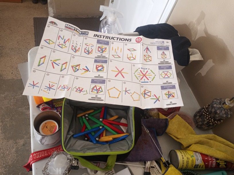 Magnetic Building Set 45 Pieces