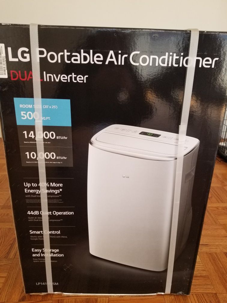 LG Portable Air Conditioner A/C unit 500 sq ft 14000 btu