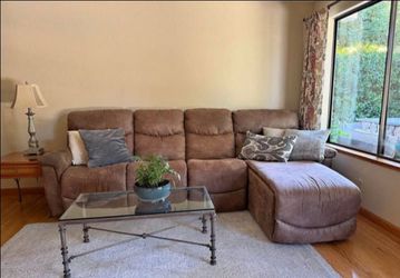 Sectional couch and chaise