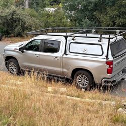 Camper she’ll, with side door storage.