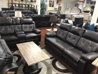 Reclining sofa love seat