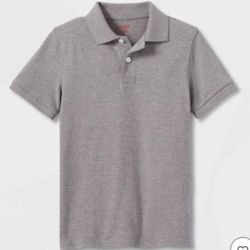 Boys' Short Sleeve Pique Uniform Polo Shirt Sze XL (14)  Cat & Jack