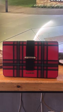BlackMilk Clothing Tartan Gift Wrap Handbag - Red Plaid - Brand New