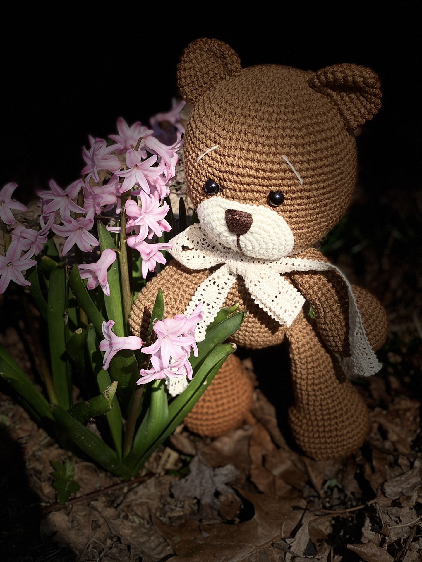 Crochet Teddy Bear Toy Handmade